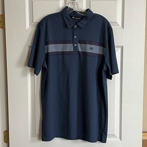Travis Mathew Men’s polo- Red, White & Blue- xl